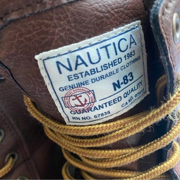 NAUTICA Womens Brown Channing Lace-up Warm Weather Boots Waterproof Size 9 - Picture 9 of 13